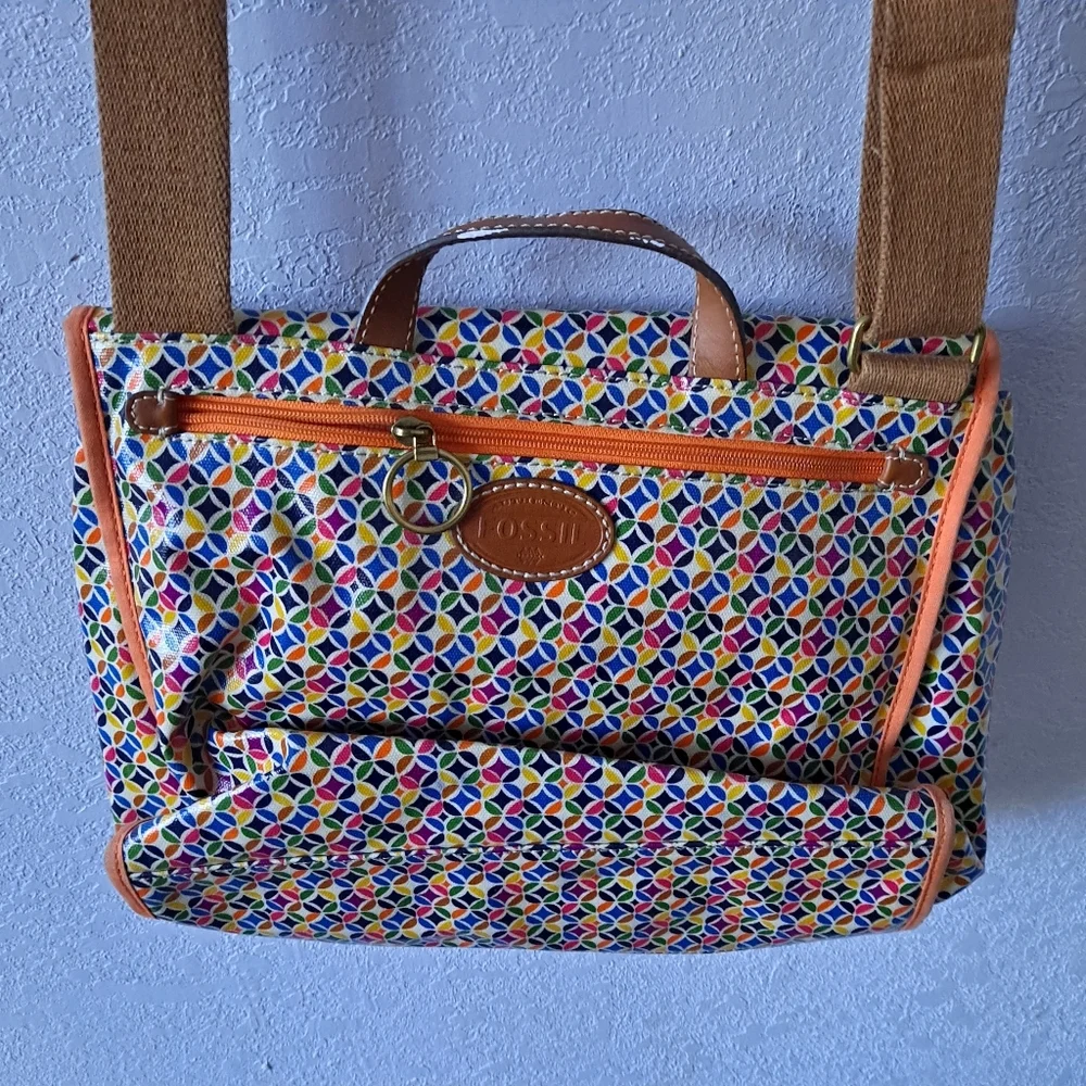 FOSSIL Multi-Color Crossbody Geometric Purse - Picture 7 of 9